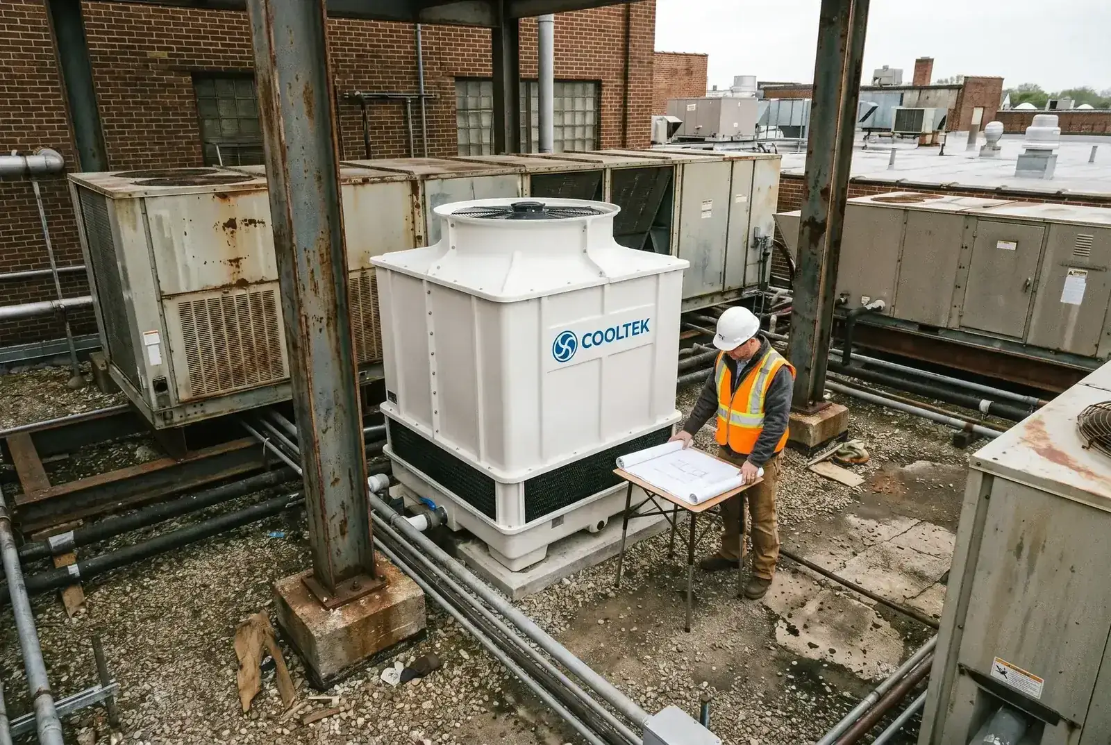 Limited Space in an Older Factory Expansion — Choose the Right Tower to Reduce Civil Works
