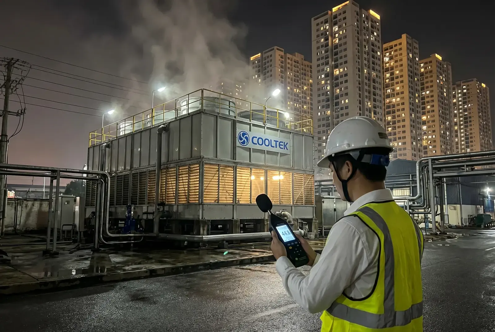 LHR cooling tower noise standard compliance QCVN 26